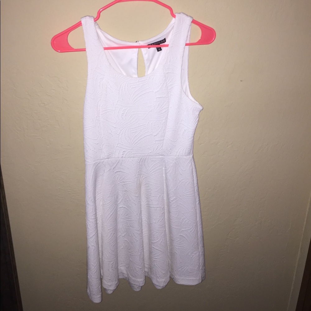 Express white dress XS